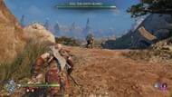 You can't fight this God of War Ragnarok boss from behind, thanks to his massive shield (Image via Santa Monica Studios)